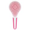 Wet and Dry Hair Detangler Fine Hair - Pink-White by Michel Mercier for Women - 1 Pc Hair Brush