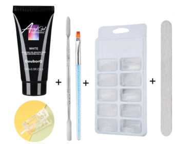 Nail Polish Art For Nails Extensions Manicure DIY (Option: White set)